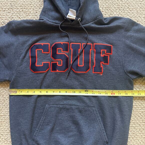 vintage y2k cal state university of fullerton champion hoodie small 2000s csuf - Picture 5 of 7